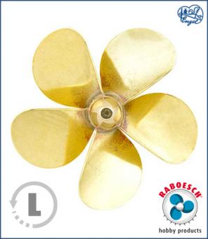 5-Blatt Wasserschraube A LINKS 45mm M4 