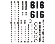 Wasserstandsmarken LAFAYETTE M1:100 