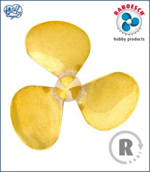 3-Blatt Wasserschraube Typ Dsp RECHTS 40mm M4 