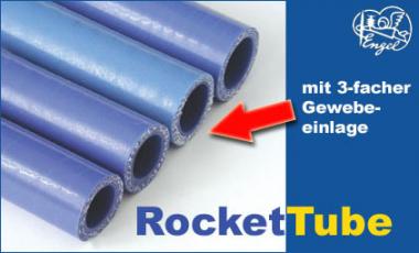 RocketTube Gewebe-Auspuffschlauch blau 24x100mm 