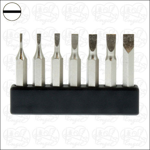 Mini-Bits slotted, set of 7 