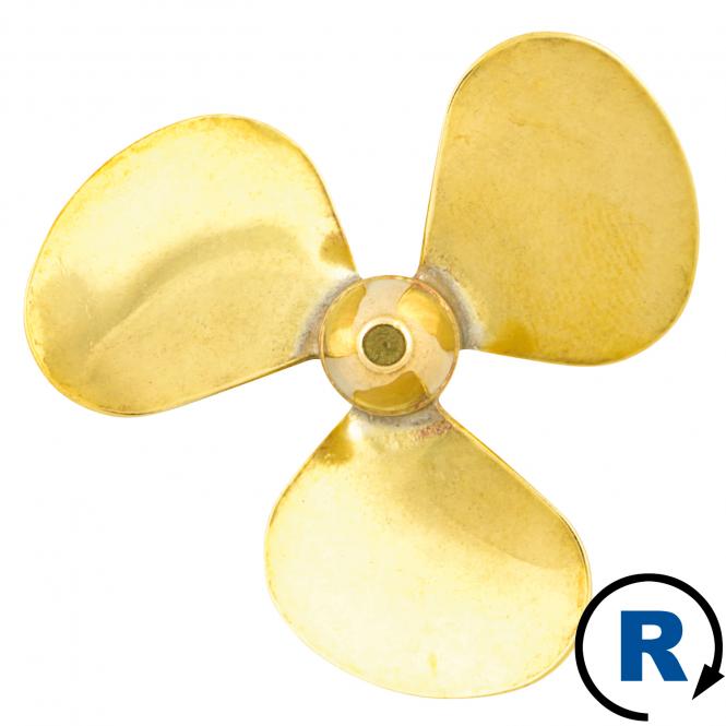 3-Blatt Wasserschraube D RECHTS 30mm M4 