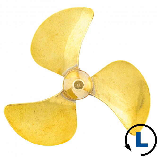3-Blatt Wasserschraube C LINKS 45mm M4 