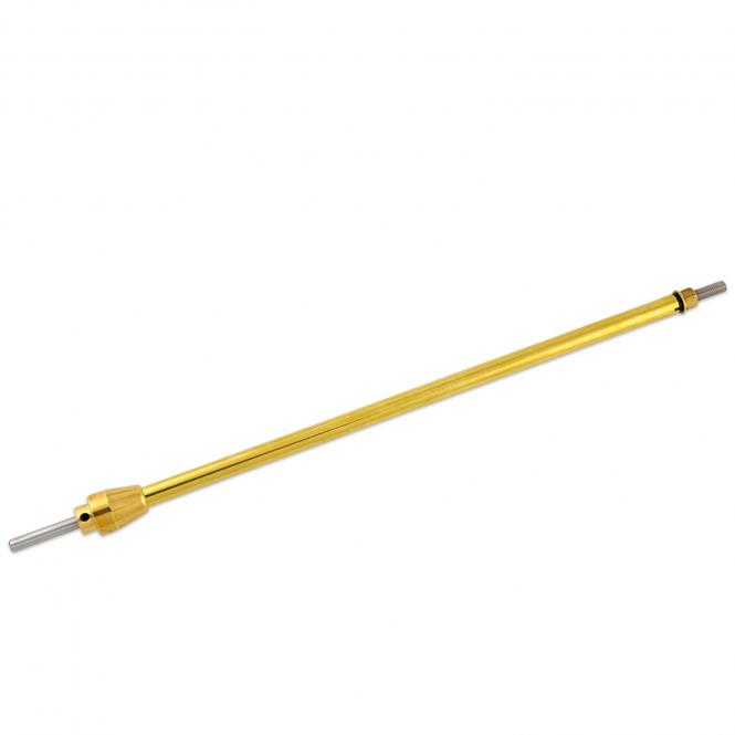 Wellenanlage 8/10x395 mit Welle M5x450mm und Kugellager 