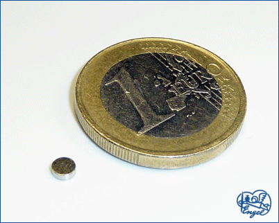 Power Magnet Scheibe 3x1 mm, 4 Stk. 