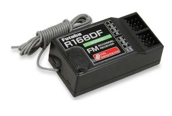 Futaba Receiver R-168DF 8-Channel FM 40MHz P-R168DF/40 