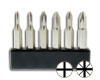 Mini-Bits Phillips/Pozidrive, set of 6 