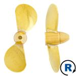 2-Blatt Wasserschraube A RECHTS 40mm M4 