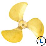 3-Blatt Wasserschraube C LINKS 45mm M4 