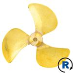 3-Blatt Wasserschraube C RECHTS 35mm M4 