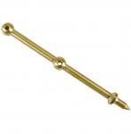 Relingstützen Ms 2-L ø2,5/57mm, 10 Stk. 