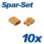 XT30 Buchse+Stecker 30A, 10 Paar 
