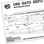 Bauplan mit Bauanleitung SS212 GATO 