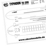 Bauplan mit Bauanleitung TYPHOON TK-208 